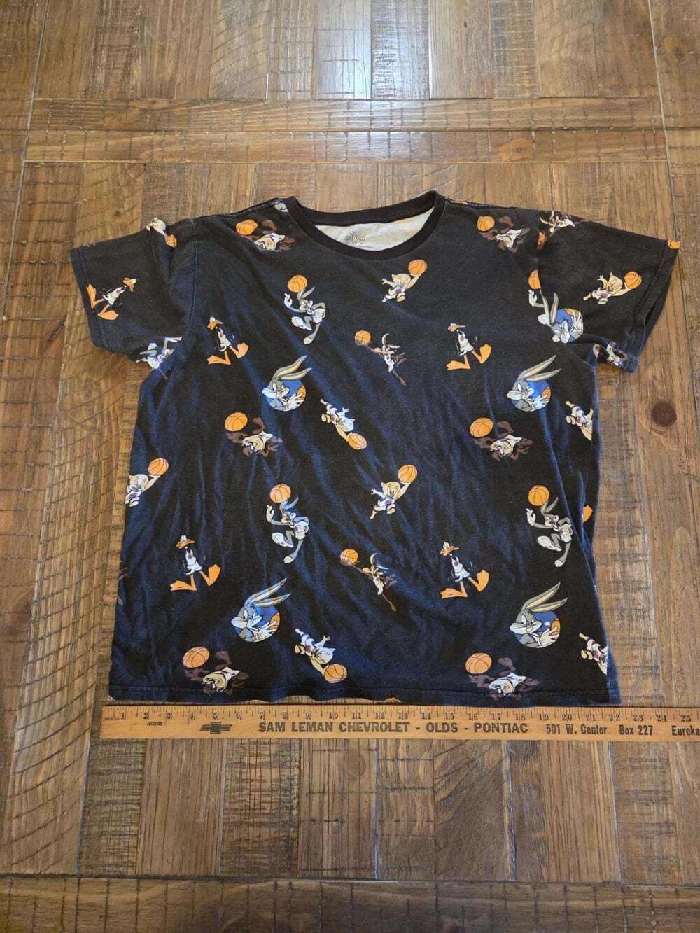 Space Jam T Shirt AOP Looney Tunes Size L